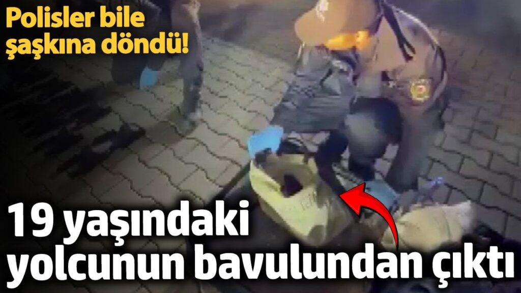 19 yasindaki yolcunun bavulundan cikti polisler bile saskina dondu JIsjVUdT