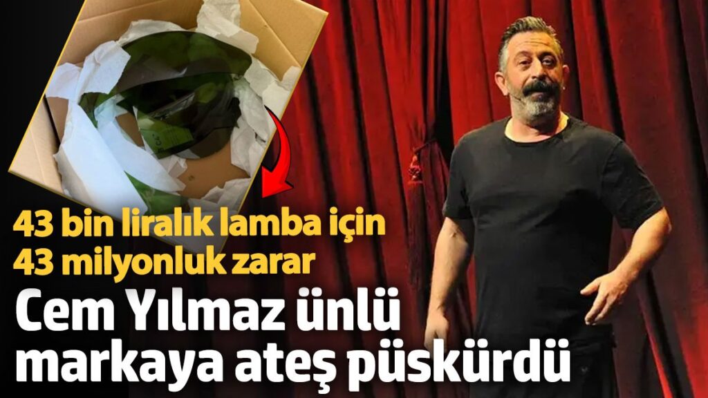 cem yilmaz unlu markaya ates puskurdu 43 bin liralik lamba icin 43 milyonluk zarar witYLxBW