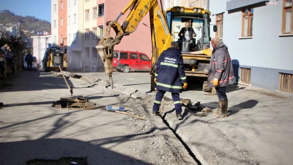 giresun belediyesi kent genelinde altyapi yatirimlarini devam ettiriyor 98MQitfu