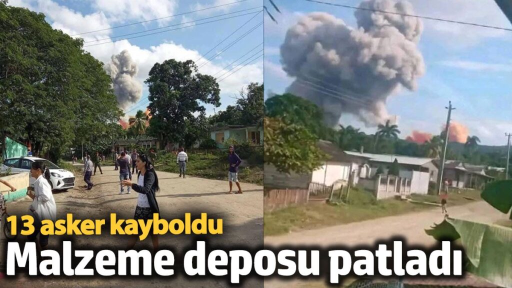 kubada askeri malzeme deposunda buyuk patlama 13 asker kayip kezF1ELi