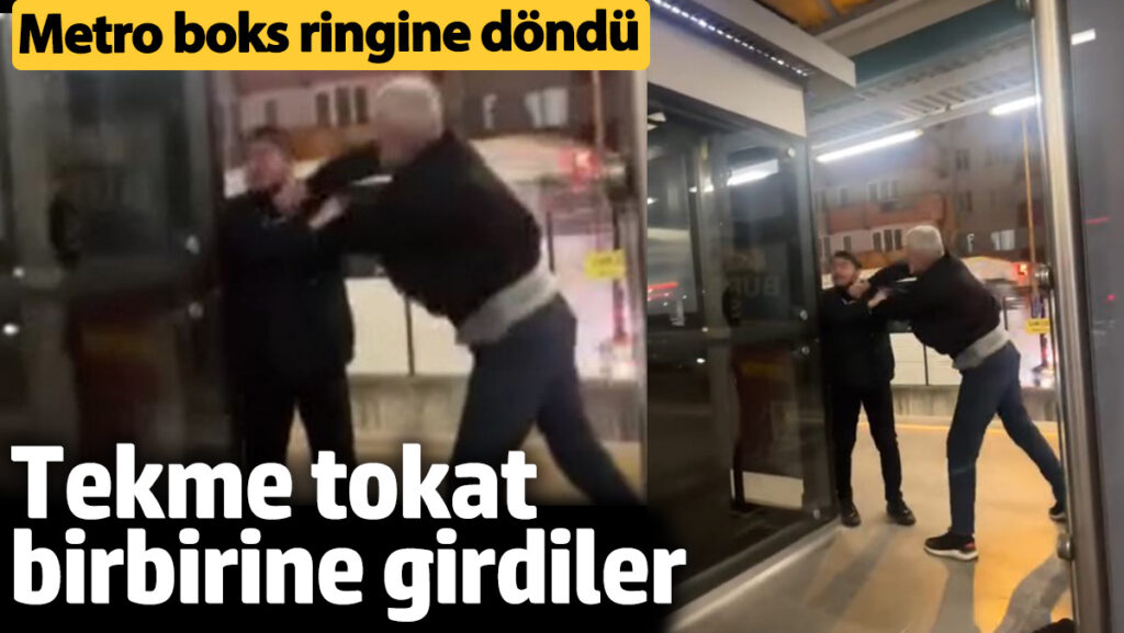 metro boks ringine dondu bursada tekmeli tokatli kavga NrKrATFh