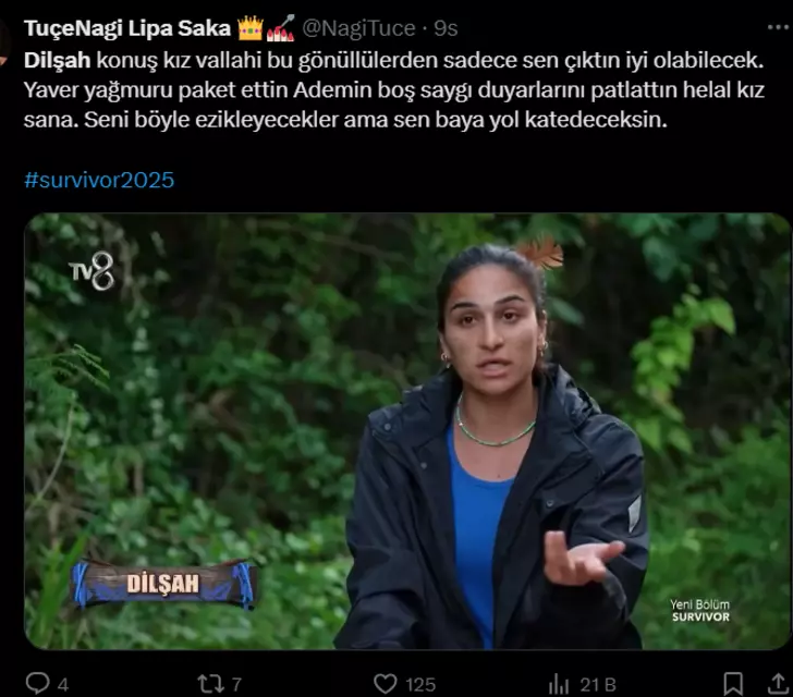 tavirlariyla gundem olmustu survivor dilsah sosyal medyayi ikiye boldu 2 cVRdgVnY