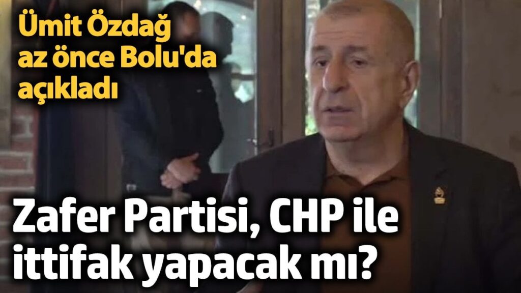 umit ozdag az once boluda acikladi zafer partisi chp ile ittifak yapacak mi UrXxRacu