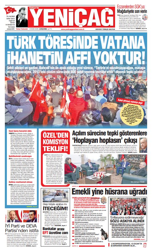 yenicag gazetesi turk toresinde vatana ihanetin affi yoktur 0 LG9THPT1