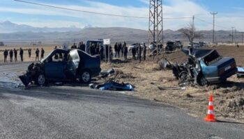 2 arac kafa kafaya carpisti baba ile oglu oldu 299wNMyd