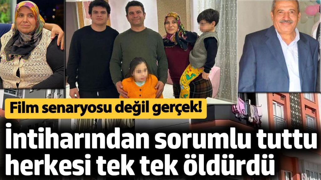adanada emekli polis katliami oglunun intiharindan sorumlu tuttu ailesinden 5 kisiyi oldurdu q5KruraK