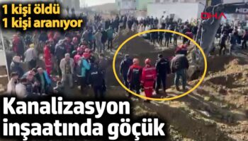 ankarada kanalizasyon insaatinda gocuk qtdZ2dAw