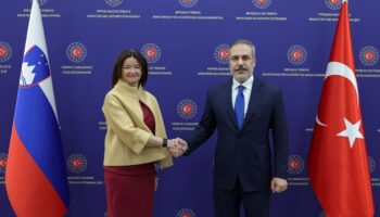 disisleri bakan fidan slovenyali mevkidasi fajon ile gorustu t7heIVzN