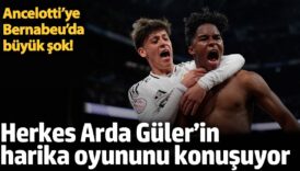 herkes arda gulerin harika oyununu konusuyor ancelottiye bernabeuda buyuk sok NfuAmEzb