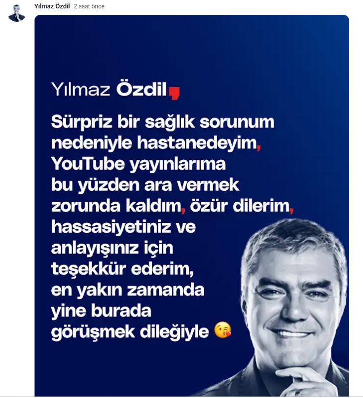 kalp krizi geciren yilmaz ozdilin saglik durumu hakkinda yeni gelisme 0 dyZKfOJ4