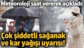 meteoroloji saat vererek acikladi cok siddetli saganak ve kar yagisi uyarisi 14 ocak 2025 jeLWyimk