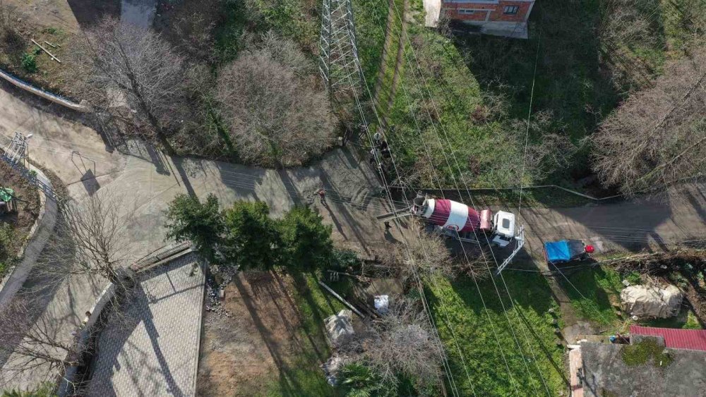 orduda beton yol calismalari devam ediyor 3 DHysA3I7
