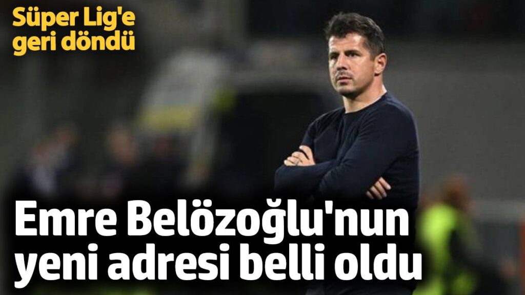 resmen duyuruldu antalyaspor teknik direktor emre belozoglu ile anlasti nTyJUyC1