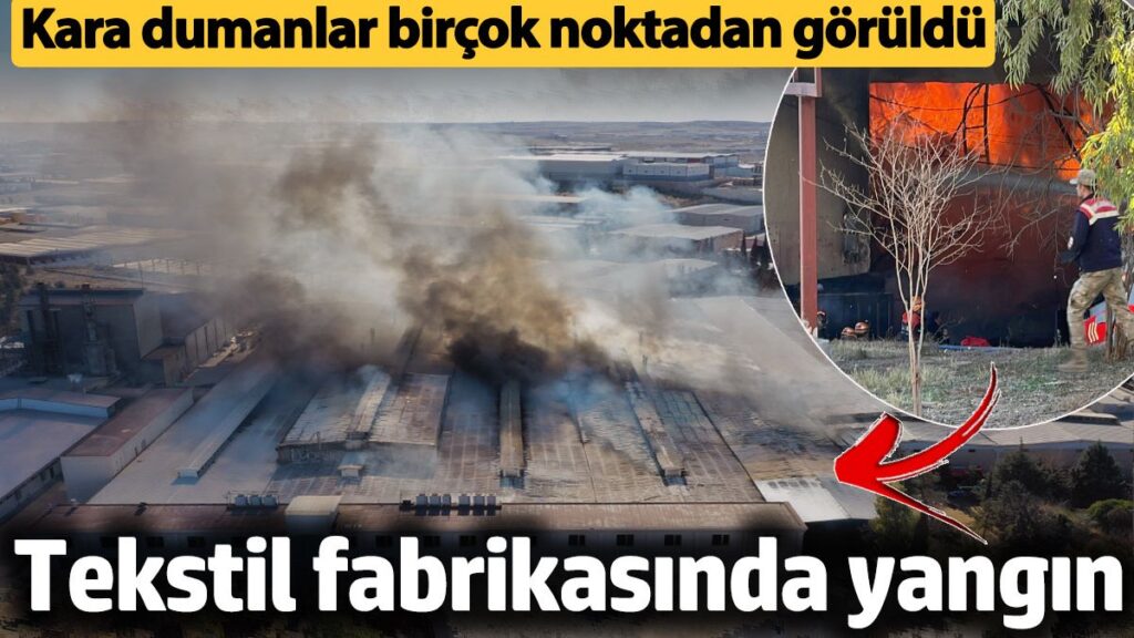 sanliurfada tekstil fabrikasinda yangin kara dumanlar kentin bircok noktasindan goruldu Zsgsv5uH