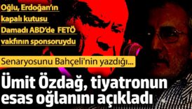 umit ozdag acilim tiyatrosundaki esas oglani acikladi senaryosunu bahcelinin yazdigi 4O88mm1U