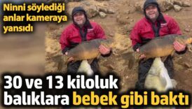 30 ve 13 kiloluk baliklara bebek gibi bakti o anlar kameraya yansidi MZTPJ4GG