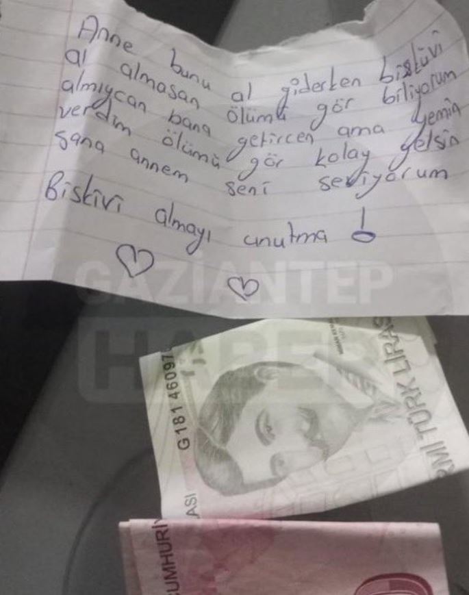 ac cocuk ac annesine mektup yazdi bu eser senin akp 0