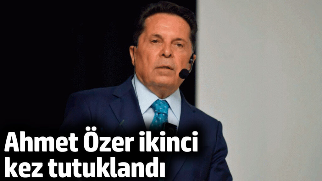 ahmet ozer ikinci kez tutuklandi qkCTxmnG
