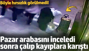 avcilarda kadin pazar arabasini inceledi sonra calip kayiplara karisti NEG5sS9a