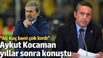 aykut kocaman yillar sonra konustu ali koc beni cok kirdi KyfjCkvC