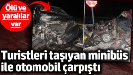 beysehirde feci kaza koreli turistleri tasiyan minibus ile otomobil carpisti 2 olu 6 yarali tFdgl1lB