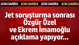 canli jet sorusturma sonrasi ozgur ozel ve ekrem imamoglu aciklama yapiyor YhgLnqUY