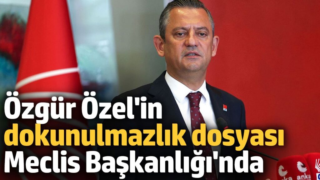 chp genel baskani ozelin dokunulmazlik dosyasi meclis baskanliginda ldbBKLW8