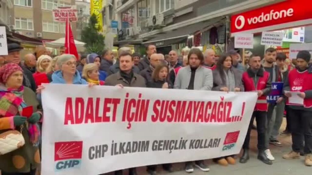 chp ilkadim genclik kollarindan cem aydinin ifadesinin alinmasina ve belediye baskanlarinin tutuklanmasina tepki ewxCMda5