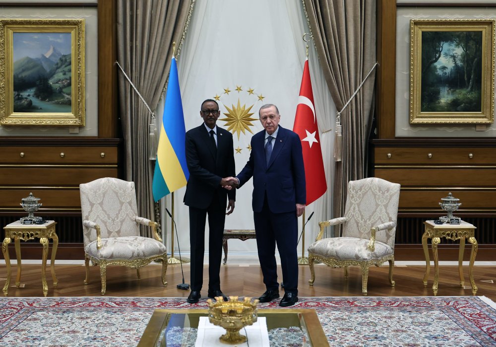 cumhurbaskani erdogan ruanda cumhurbaskani paul kagame ile gorustu 0 taFqDDRB