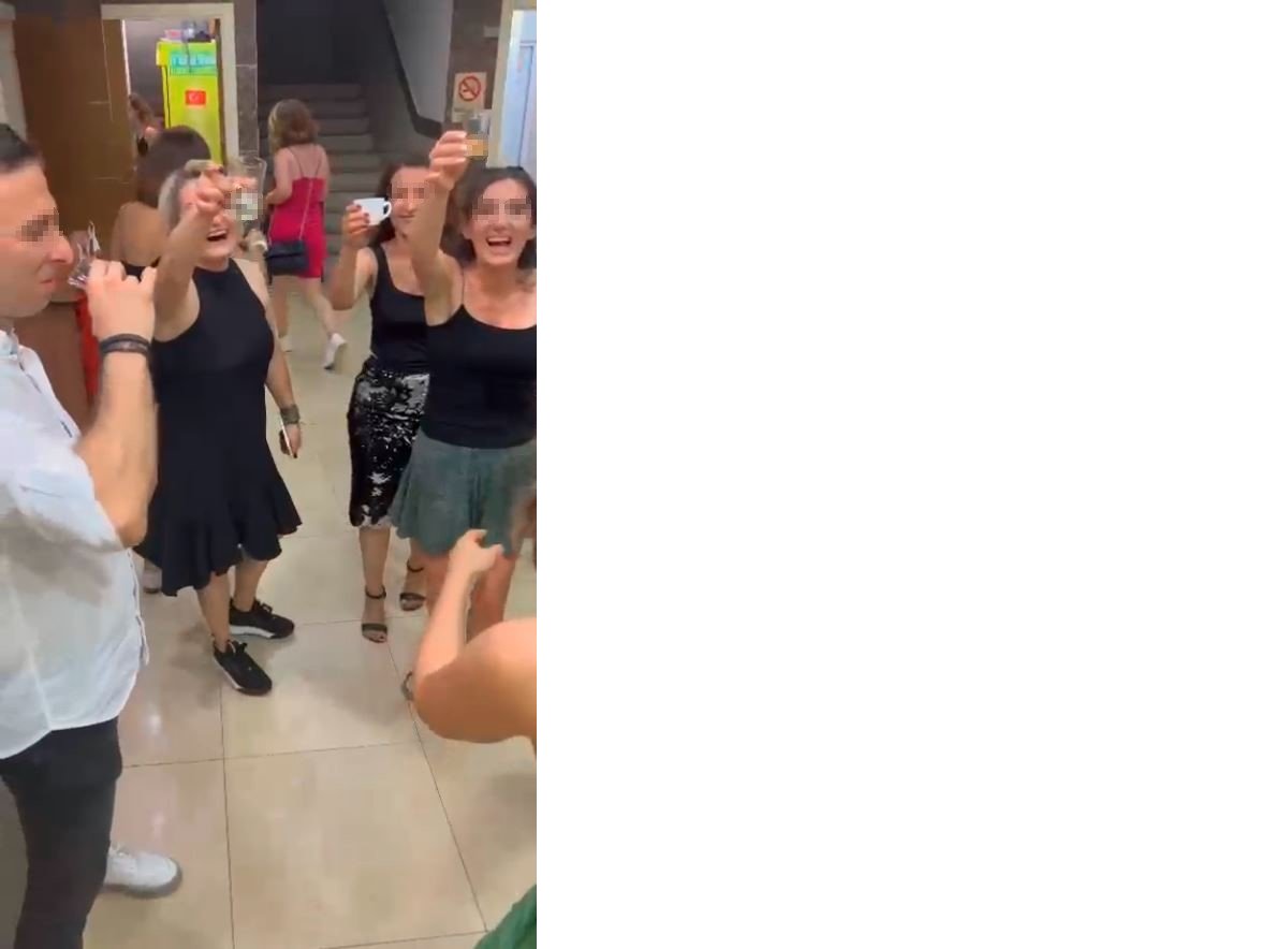 devlet okulunda skandal ogretmenlerden sampanyali kutlama 0 ZWS9JlYq