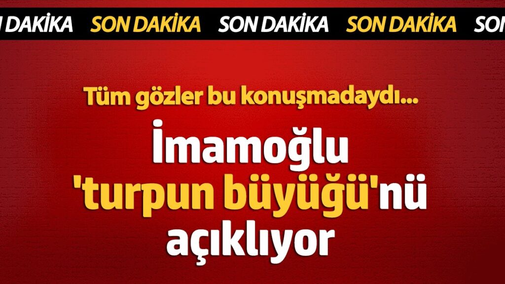 ekrem imamogludan kamuoyuna ozel aciklama tum gozler bu konusmadaydi a2PFPn7B