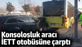esenyurtta konsolosluk araci iett otobusune carpti DAZzDVgp