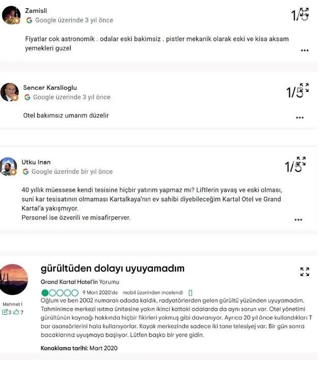 facia goz gore gore gelmis otelin yorum sayfalari sikayet dolu 1
