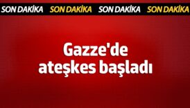 gazzede ateskes basladi OX5cOF9n