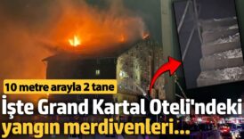grand kartal otelindeki yangin merdivenleri goruntulendi AKM2Akil