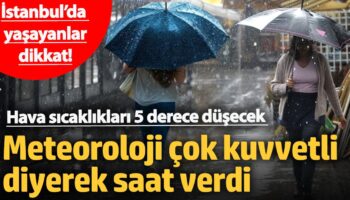 hava sicakliklari 5 derece dusecek istanbulda yasayanlar dikkat meteoroloji cok kuvvetli diyerek saat verdi Cuh4FD7X