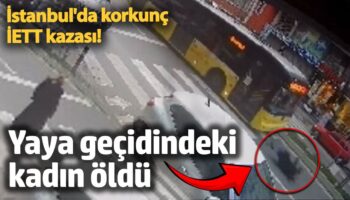 iett otobusunun yaya gecidinde carptigi kadin oldu o anlar kamerada lfmwGUaQ
