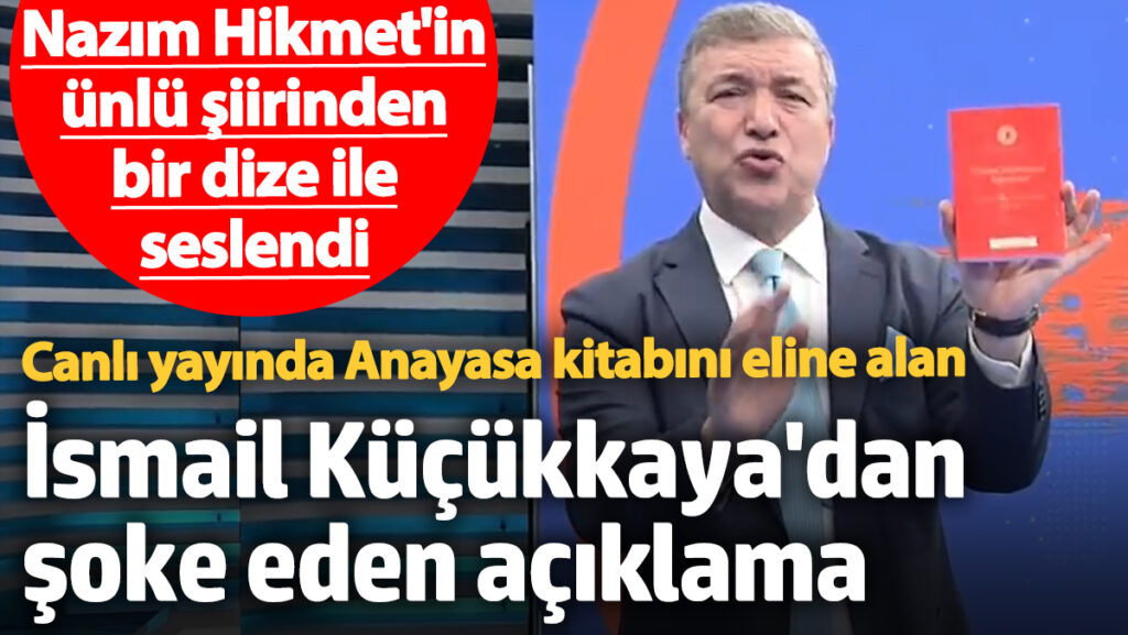 ismail kucukkayadan soke eden aciklama canli yayinda anayasa kitabini eline alarak elestirdi dxVrDPhx