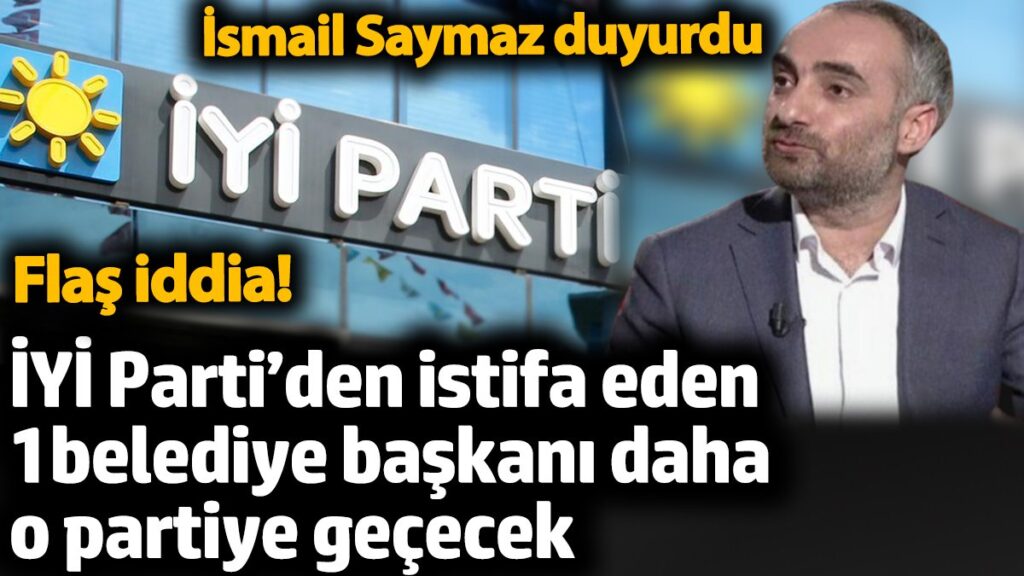 iyi partiden ayrilan 1 belediye baskani daha o partiye gececek flas iddia NyeelhKb