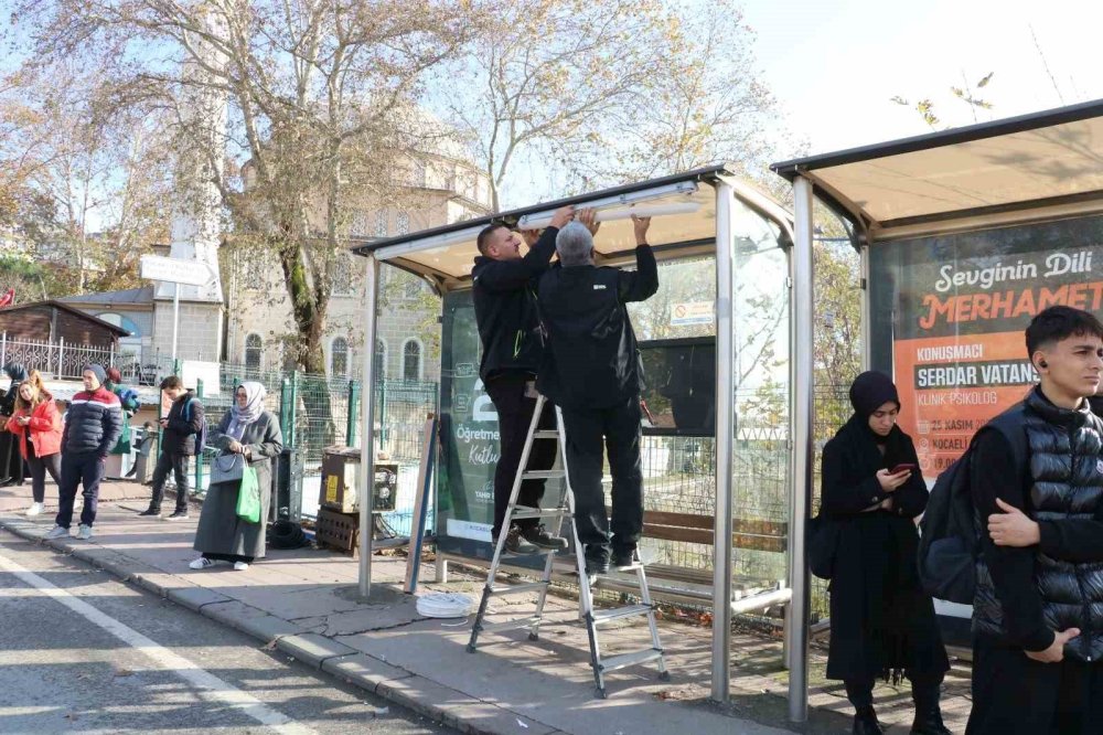 kadin ve cocuklarin guvenligi icin duraklar aydinlatilmaya baslandi 1 ciVnrlm2