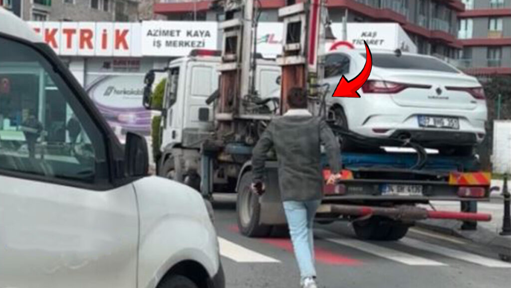 kagithanede cekiciyi yakalamak icin nefes nefese kostu Vv2XMZIB