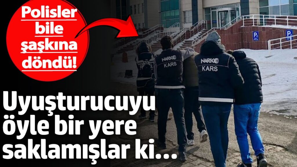 kars polisini saskina ceviren olay makatlarindan paket paket uyusturucu cikti LjgMSwGm