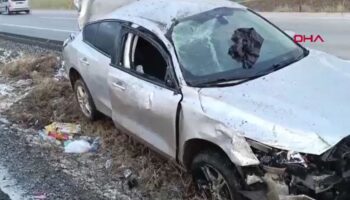kayseride otomobil refuje dustu 4 yarali hPgzzc7x