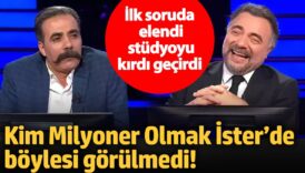 kim milyoner olmak isterde boylesi gorulmedi ilk soruda elendi studyoyu kirdi gecirdi QR3F89tP