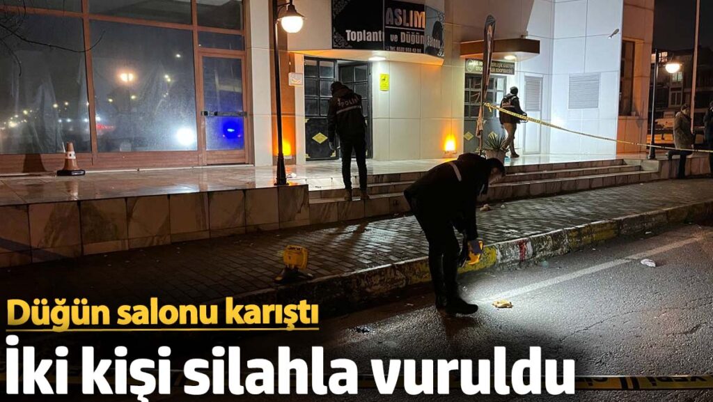 kocaelinde dugun salonu karisti iki kisi silahla vuruldu F1N6LyZE