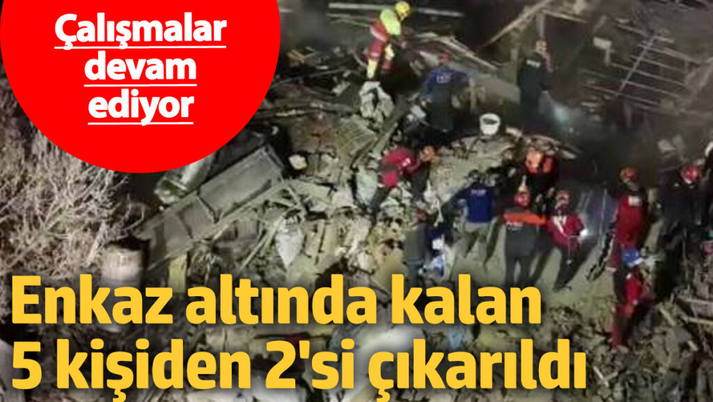 konyada coken binanin enkazindan 3 kisi canli olarak cikarildi mGUniNHK