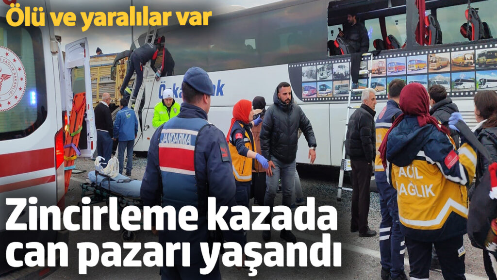 konyada zincirleme kaza can pazari yasandi VCpLdB21