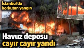 maltepede havuz deposunda korkutan yangin JeOI3aUk