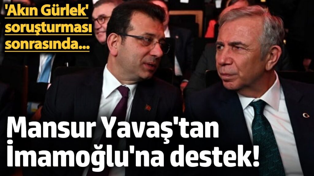 mansur yavastan imamogluna destek mesaji rCOUbWge
