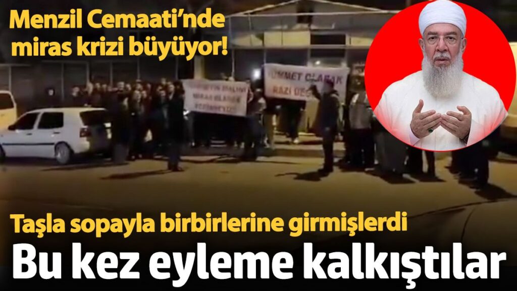 menzil cemaatinde miras krizi buyuyor tasla sopayla birbirlerine girmislerdi bu kez eyleme kalkistilar sZBj8sV3